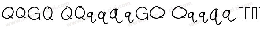 ACGN QPandaGB Black字体转换